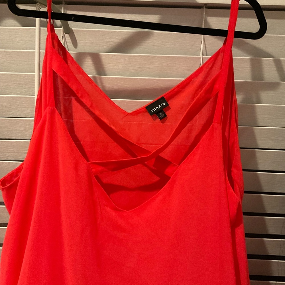 Torrid Red Strap Detail Cami
